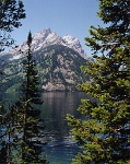 064  A mountain view from Jenny Lake in Grand Teton National Park  &#169; 2017 All Rights Reserved