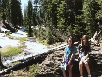 403  Jessica and Michelle on the Kings Creek hiking trail in Lassen Volcanic National Park  &#169; 2017 All Rights Reserved