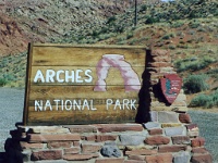 572  The entrance to Arches National Park  &#169; 2017 All Rights Reserved